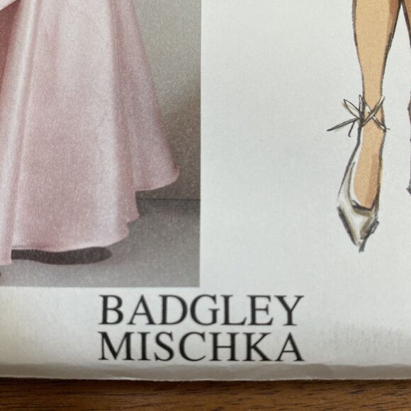 Vogue Sewing Pattern V1861 Special Occasion Dress & Sash sz 8-16 Badgley Mischka - Picture 5 of 7